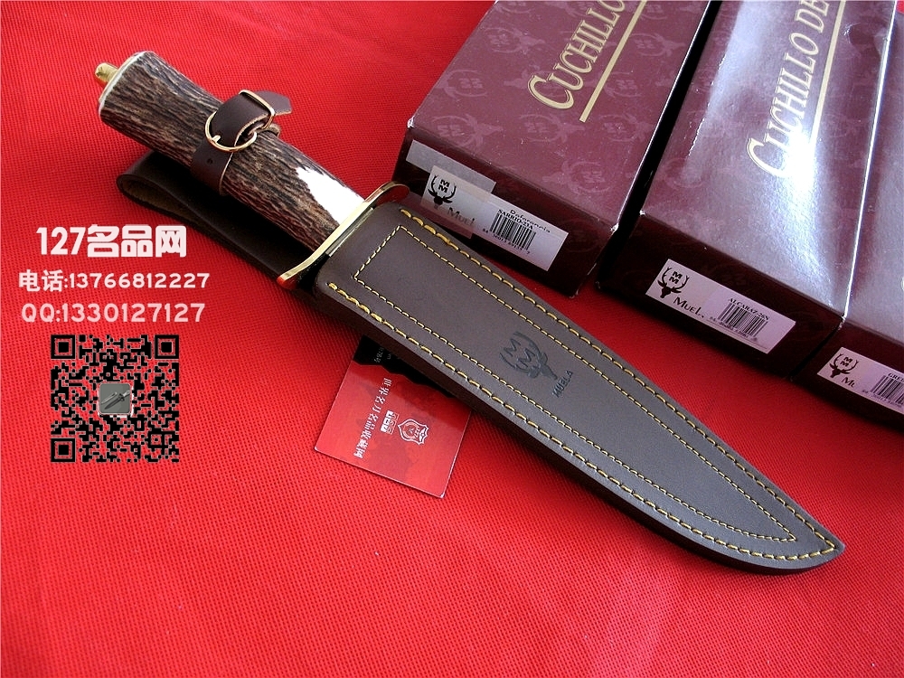 Muela西班牙鹿牌SARRIO-23A手工刃狩猎刃127名品网