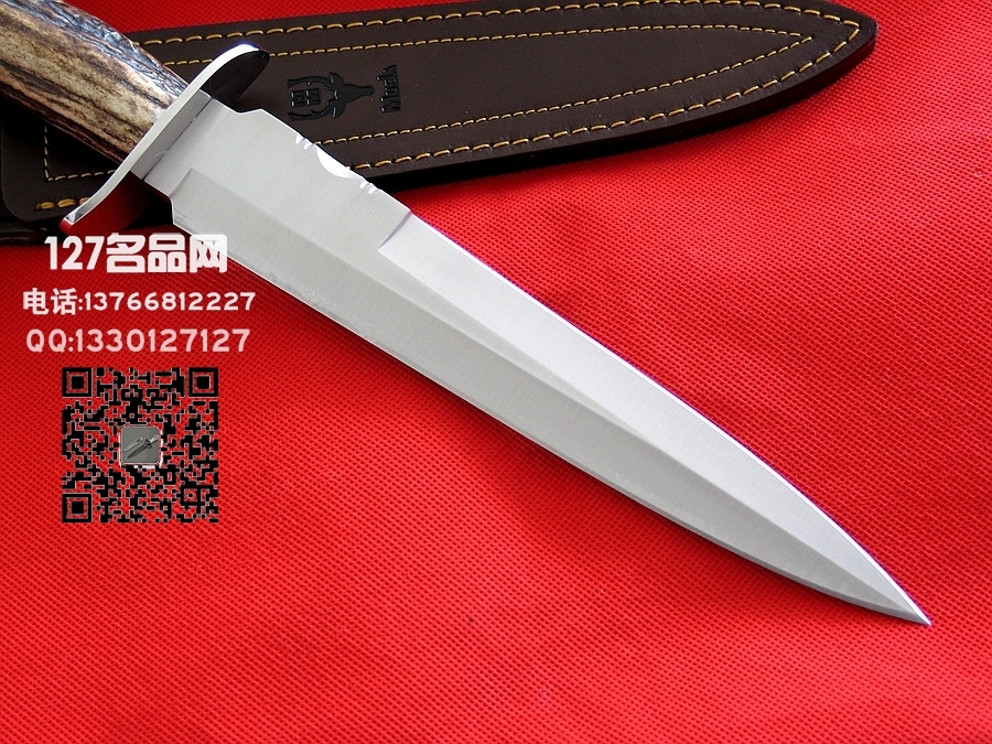 Muela西班牙鹿牌"大熊"手工狩猎刀 军刀猎刀127名品
