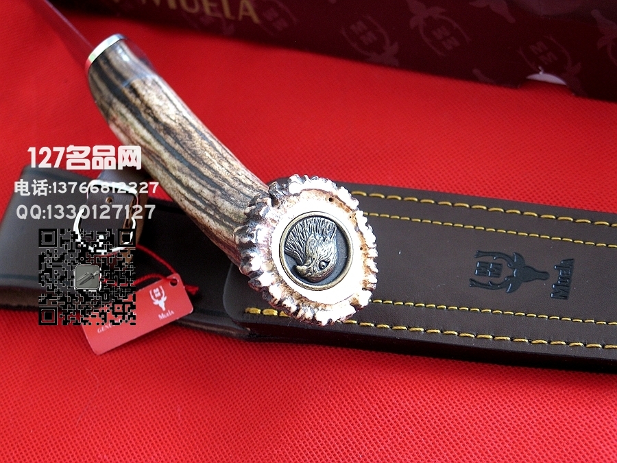 Muela西班牙鹿牌"大熊"手工狩猎刀 军刀猎刀127名品