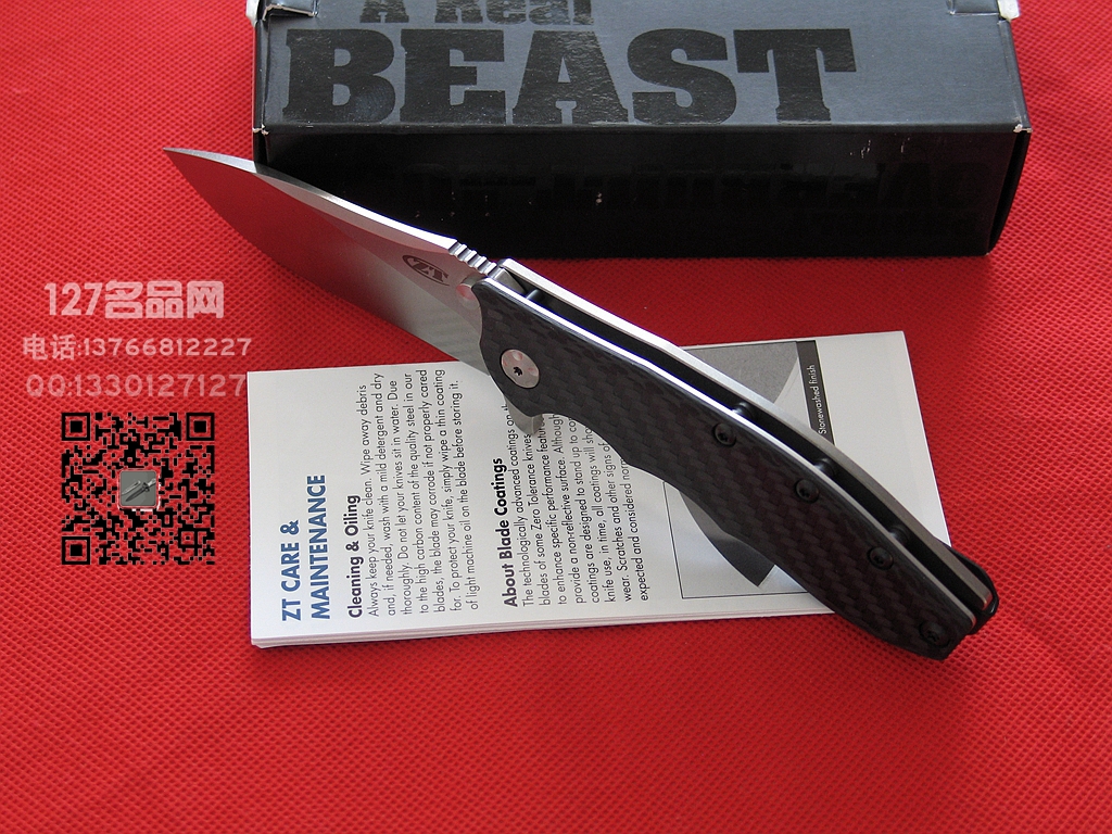 ZT 零误差0562CF碳纤维柄CTS-204P钢限量版折刀
