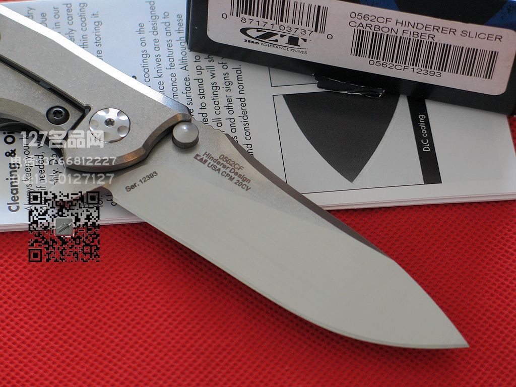 ZT 零误差0562CF碳纤维柄CTS-204P钢限量版折刀