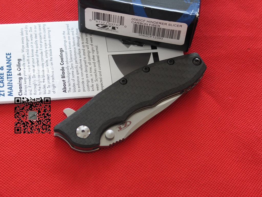 ZT 零误差0562CF碳纤维柄CTS-204P钢限量版折刀