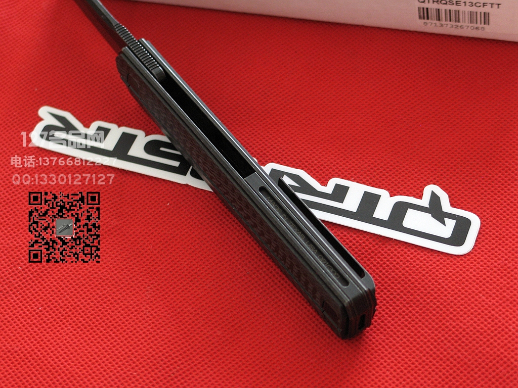 军需官Quartermaster QSE-13CF S35VN粉末碳纤维柄战术快开