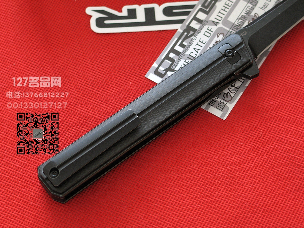 军需官Quartermaster QSE-13CF S35VN粉末碳纤维柄战术快开