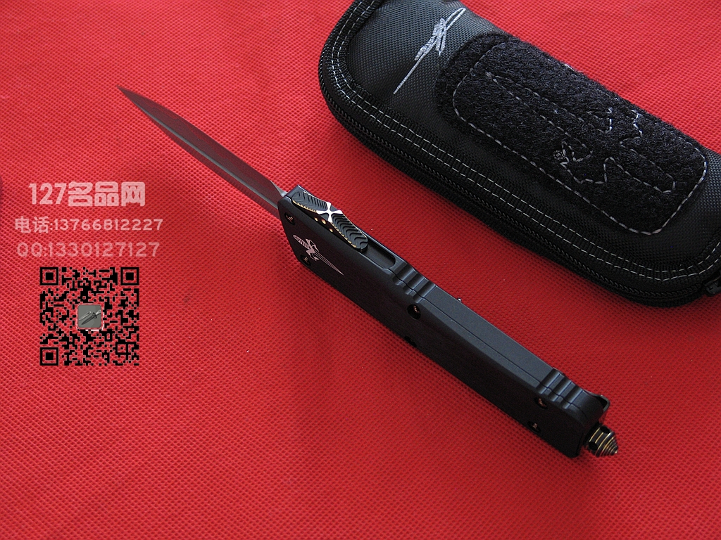 美国微技术Microtech 三美大马士革镜面剑标 战术大恐龙