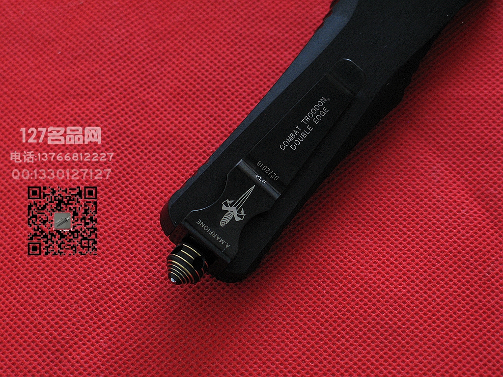美国微技术Microtech 三美大马士革镜面剑标 战术大恐龙