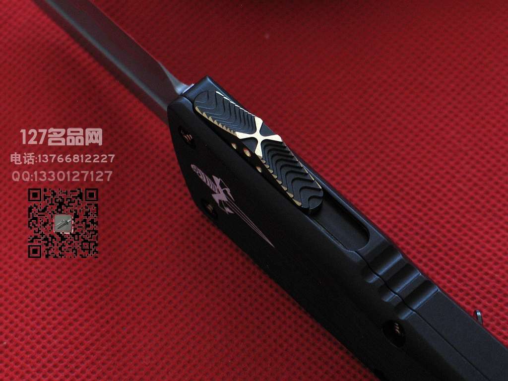 美国微技术Microtech 三美大马士革镜面剑标 战术大恐龙