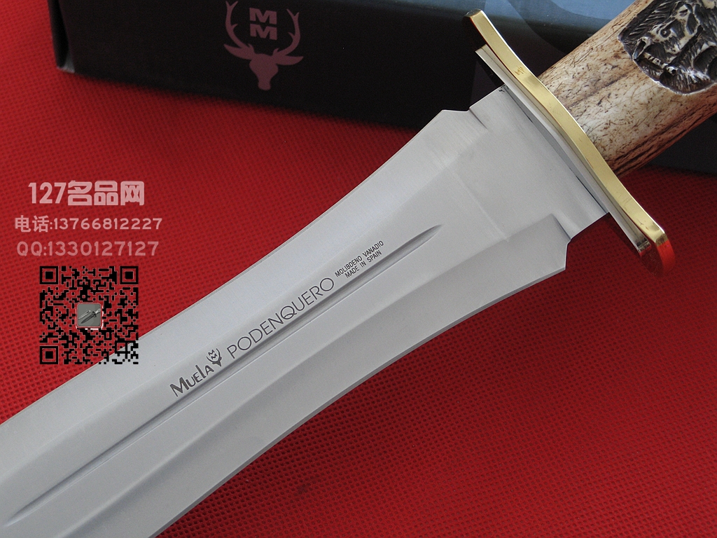 Muela西班牙鹿牌PODENQUERO-GJ "猎犬"狩猎刀127名品
