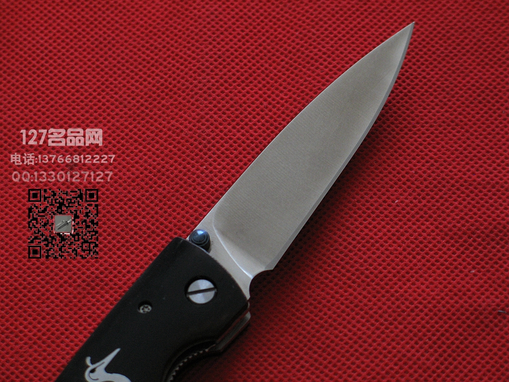 日本MCUSTA传世家徽LMC-1303孔雀限量版 檀木镶嵌孔雀柄折刀