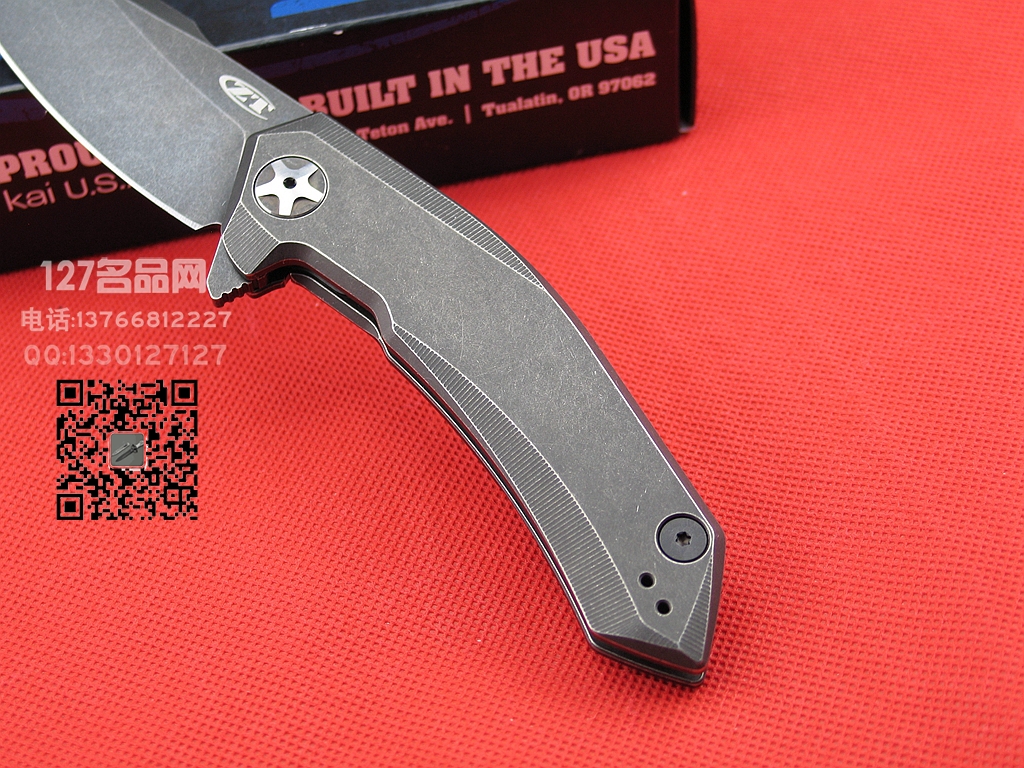 ZT零误差 Zero Tolerance 0095BW鲨鱼 钛柄S35VN钢快开刀