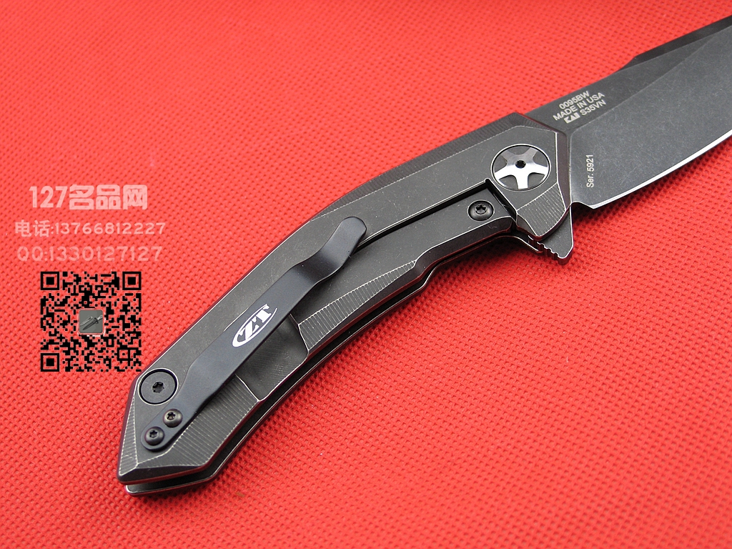 ZT零误差 Zero Tolerance 0095BW鲨鱼 钛柄S35VN钢快开刀