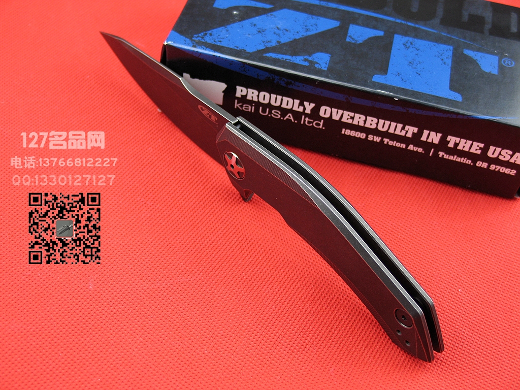 ZT零误差 Zero Tolerance 0095BW鲨鱼 钛柄S35VN钢快开刀