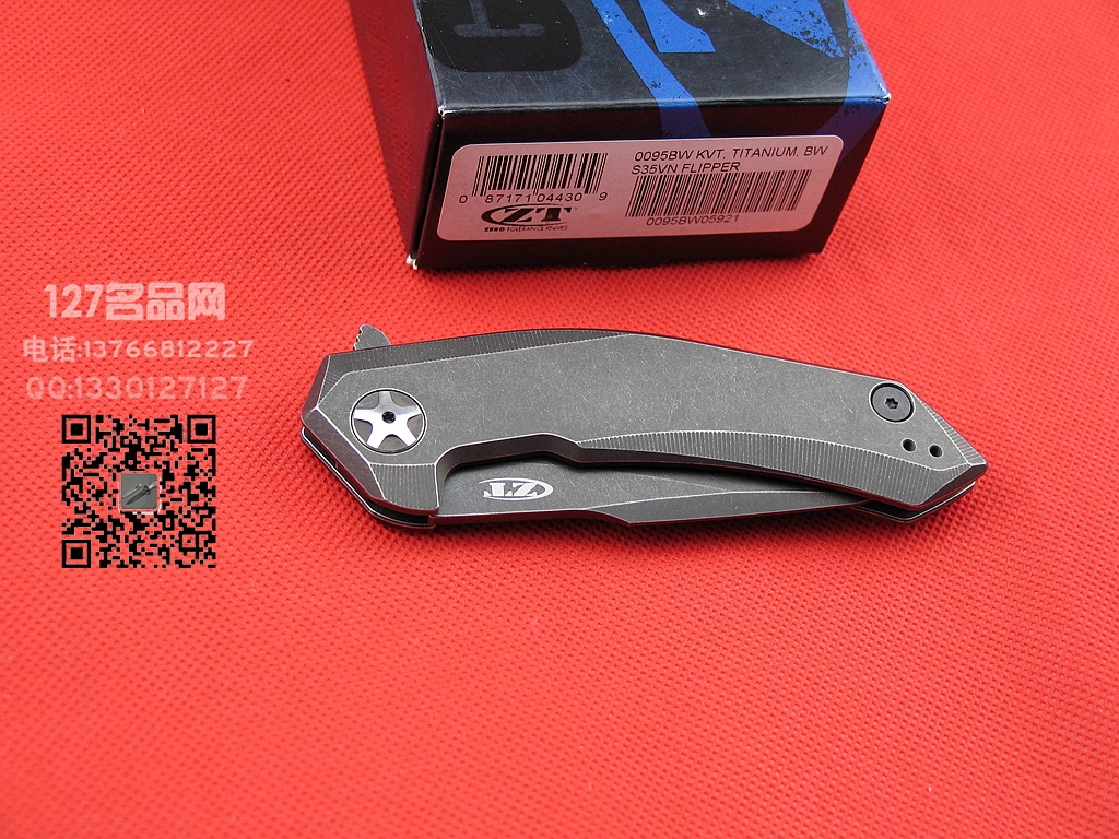 ZT零误差 Zero Tolerance 0095BW鲨鱼 钛柄S35VN钢快开刀