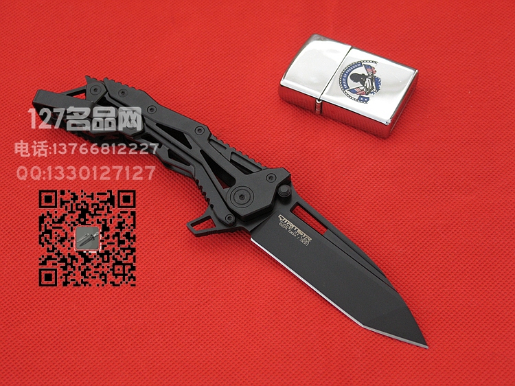 美国军需官QTRMSTR 滑型式折刀CPM-S35VN钢