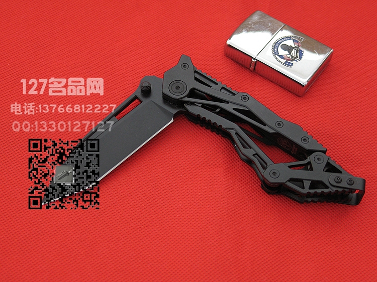 美国军需官QTRMSTR 滑型式折刀CPM-S35VN钢