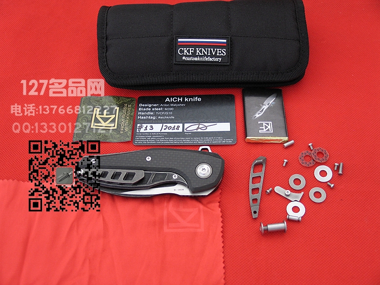 俄罗斯CKF KNIVES aichknife战斗折刀 M390钢127名品