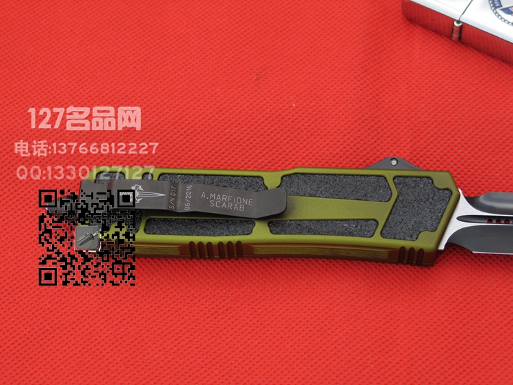 美国微技术MICROTECH甲虫 双色剑标限量版直跳 127名品