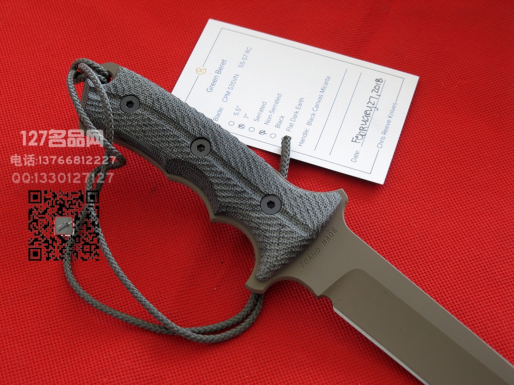 Chris Reeve克里斯里夫Knives: Green Beret7贝雷帽特种部队战术刀