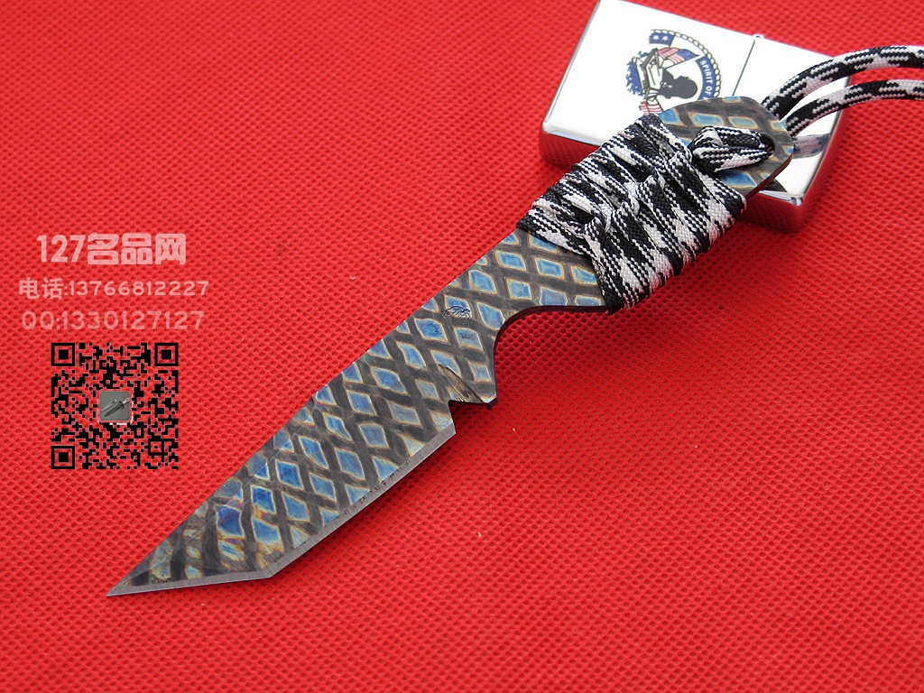 美国挺进者Strider WP全钛T头防磁性小战术刀 127名品