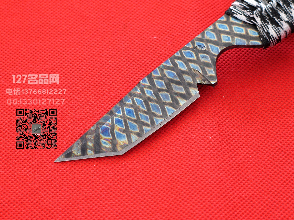 美国挺进者Strider WP全钛T头防磁性小战术刀 127名品