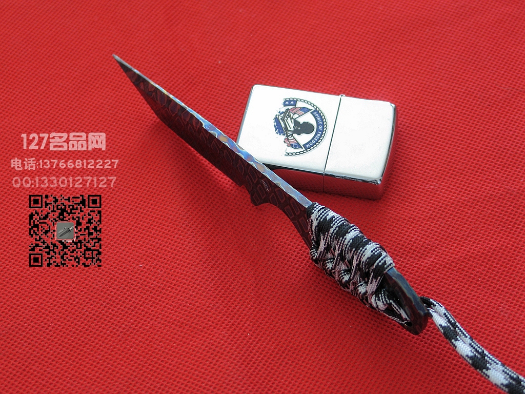 美国挺进者Strider WP全钛T头防磁性小战术刀 127名品