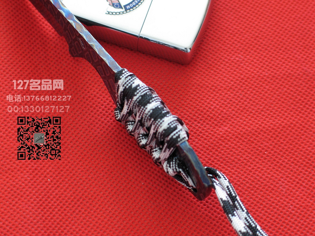 美国挺进者Strider WP全钛T头防磁性小战术刀 127名品