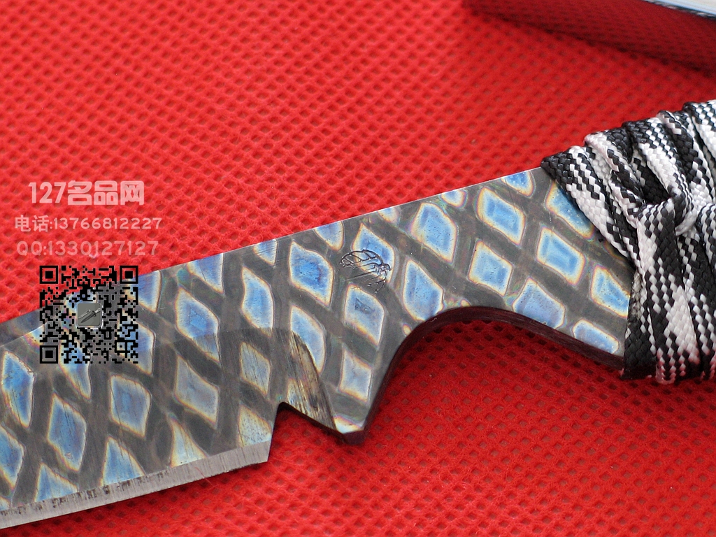美国挺进者Strider WP全钛T头防磁性小战术刀 127名品
