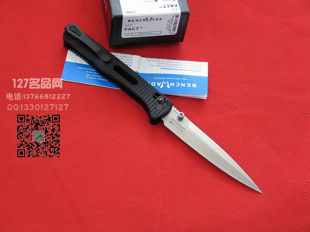 美国蝴蝶BENCHMADE蝴蝶417利剑战术刀127名品