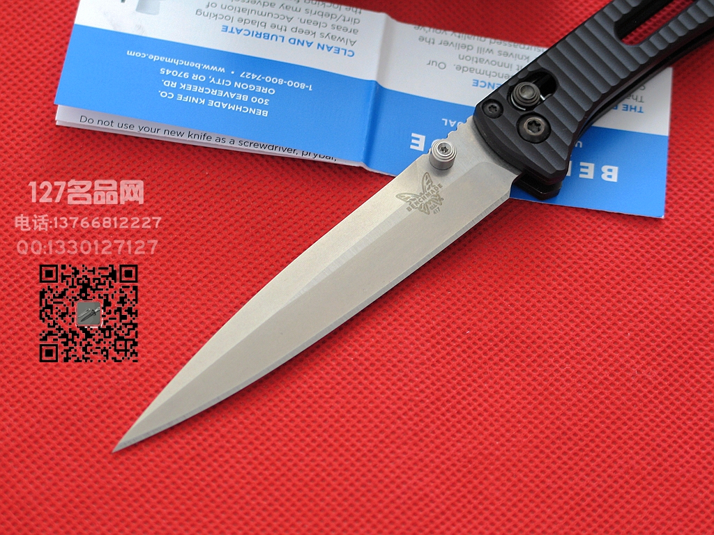 美国蝴蝶BENCHMADE蝴蝶417利剑战术刀127名品