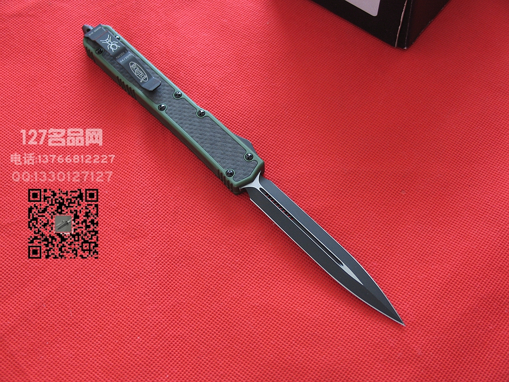 微技术MICROTECH 106-3圣蚂蚁II代双锋碳纤维镶嵌柄直跳