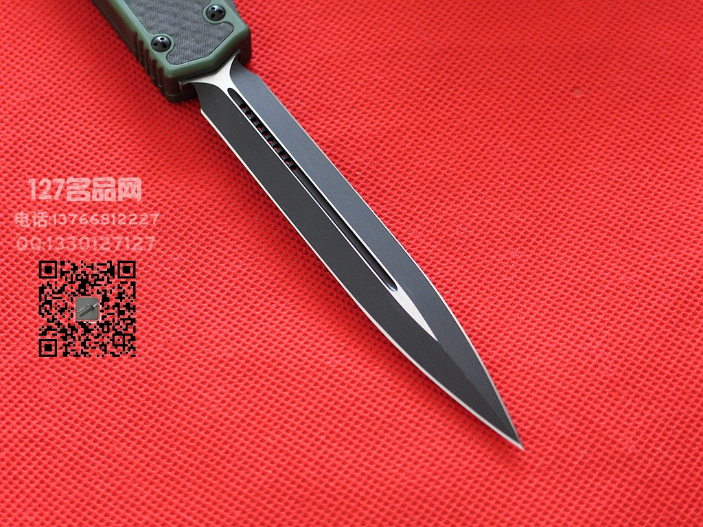 微技术MICROTECH 106-3圣蚂蚁II代双锋碳纤维镶嵌柄直跳