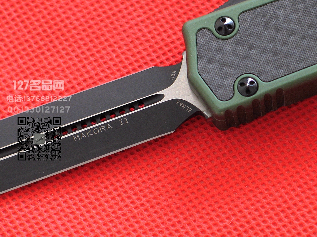 微技术MICROTECH 106-3圣蚂蚁II代双锋碳纤维镶嵌柄直跳