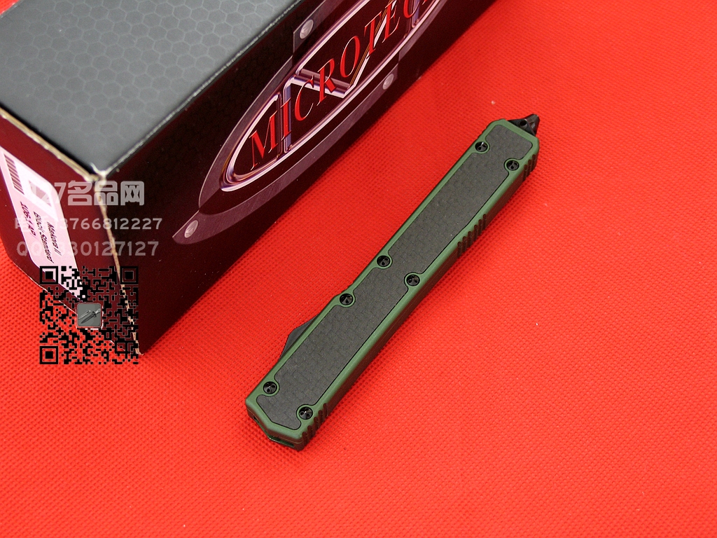 微技术MICROTECH 106-3圣蚂蚁II代双锋碳纤维镶嵌柄直跳