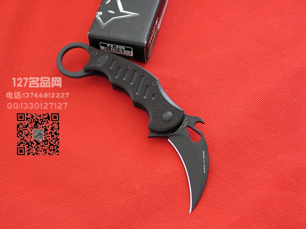 FOX 意大利狐狸FX-599虎爪战术刀127名品网