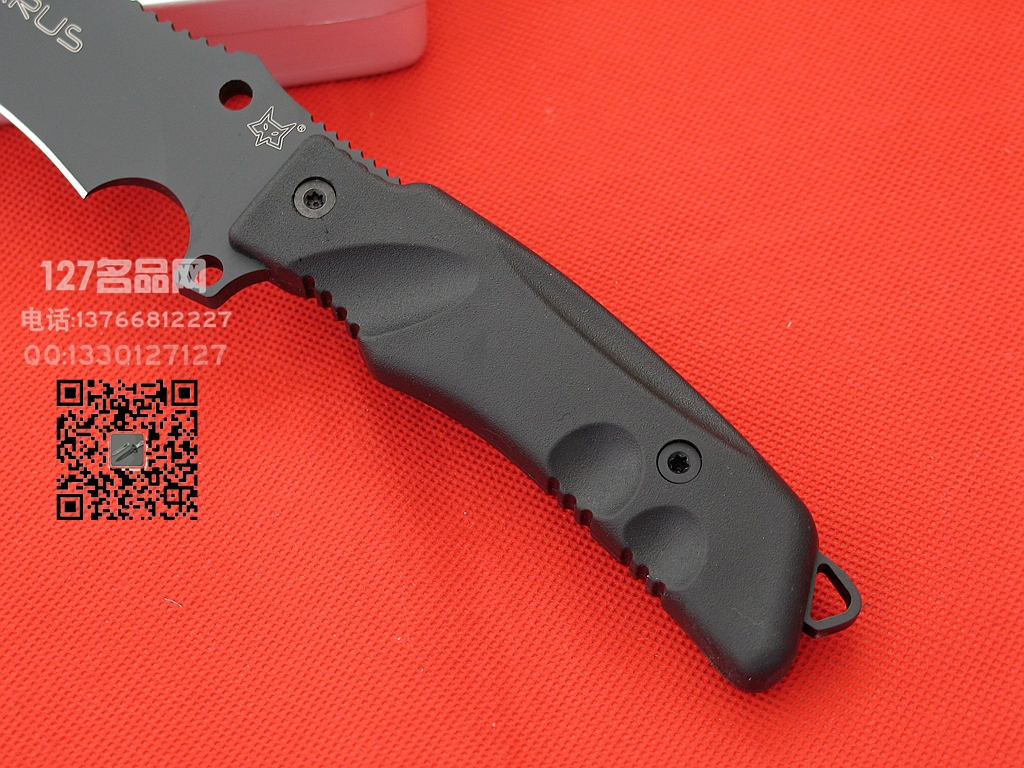 FOX Knives意大利狐狸 9CM06 蓝波 军用求生刀