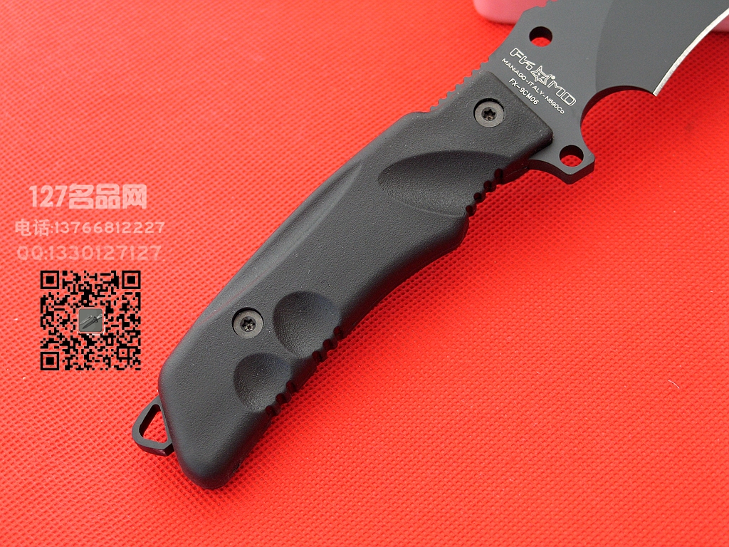FOX Knives意大利狐狸 9CM06 蓝波 军用求生刀