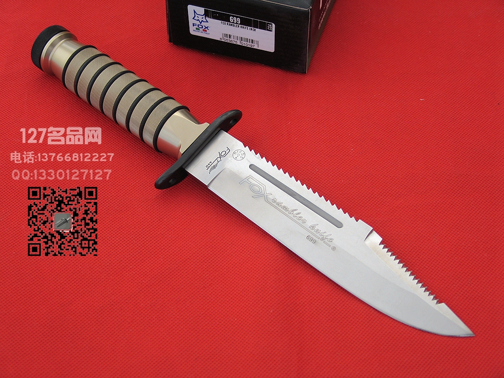 FOX Knives意大利狐狸699 野战生存刀127名品网