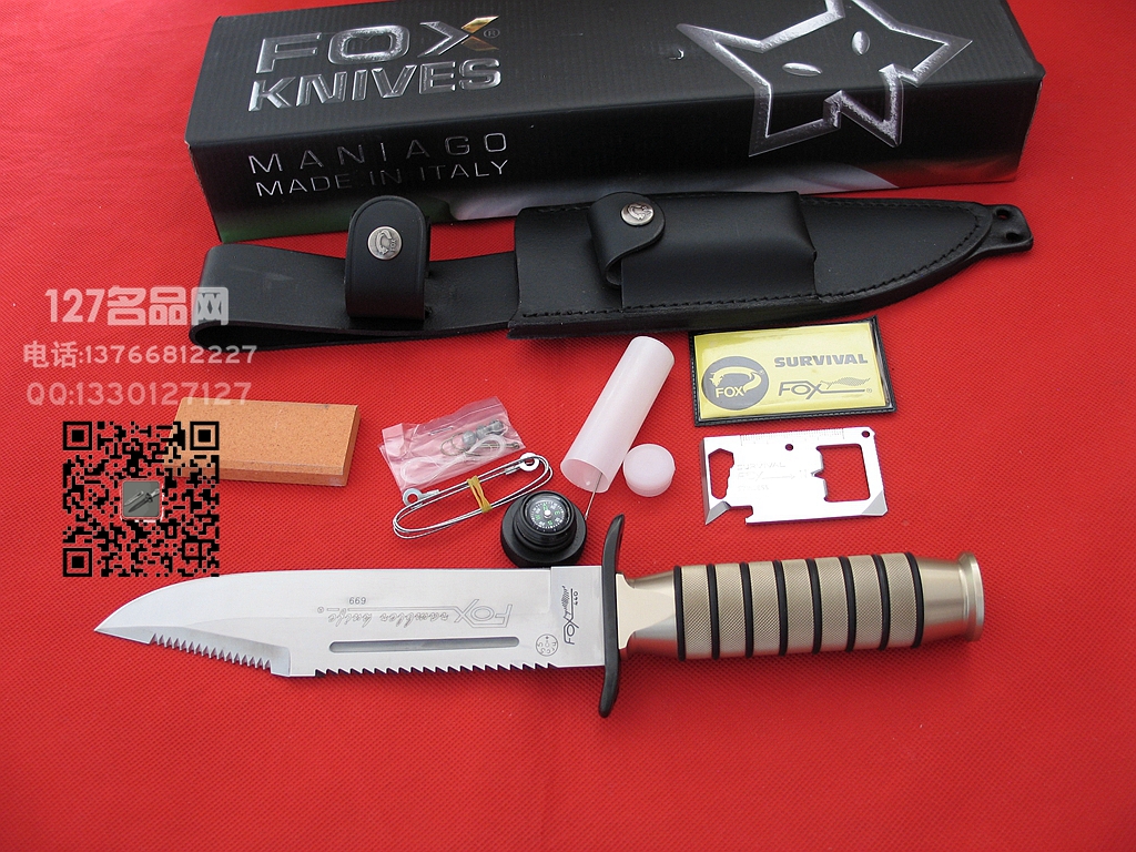 FOX Knives意大利狐狸699 野战生存刀127名品网