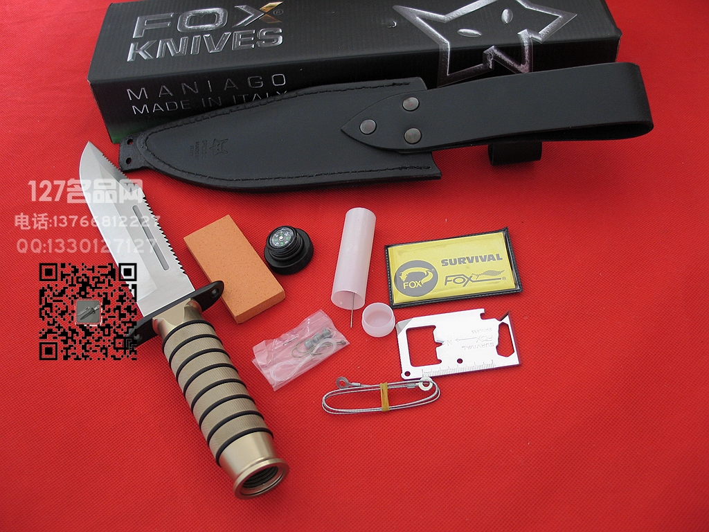 FOX Knives意大利狐狸699 野战生存刀127名品网