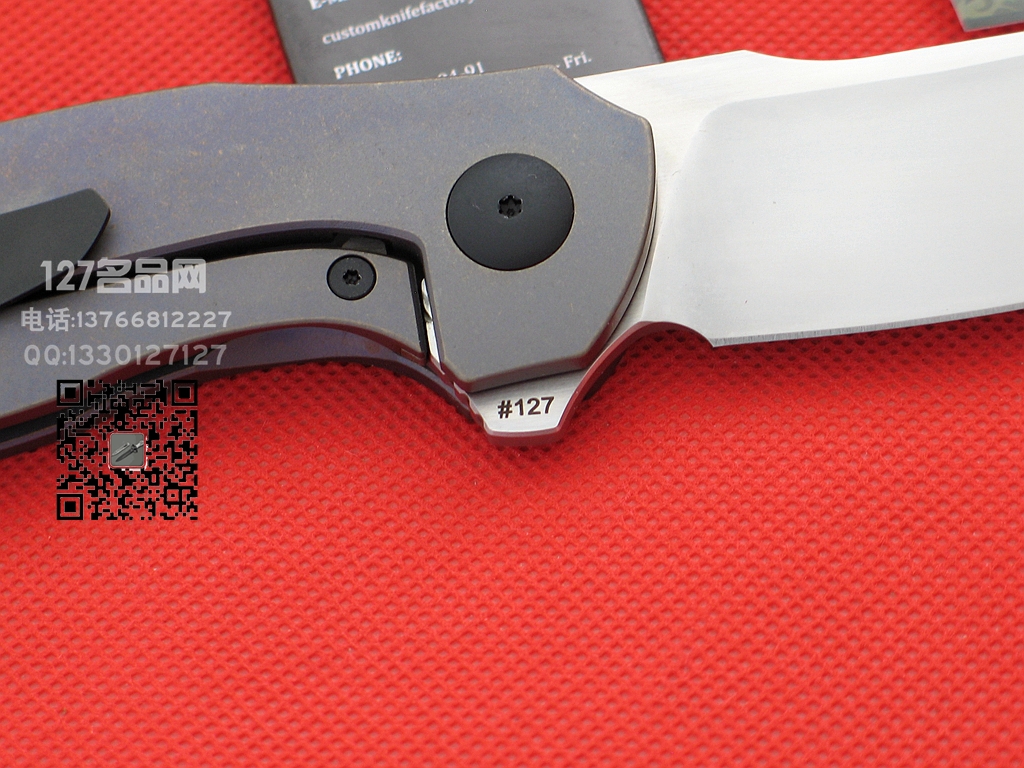 俄罗斯CKF Baugi M390钛合金一体线锁