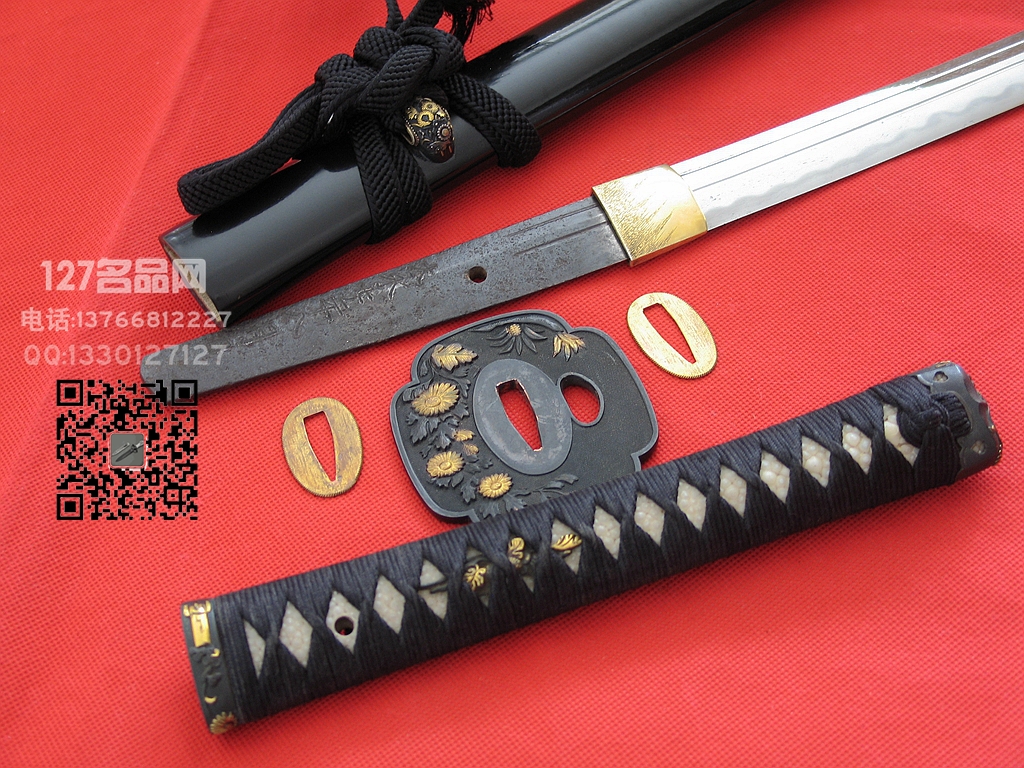 日本 浓州赤坂住兼元作 高端古董刀
