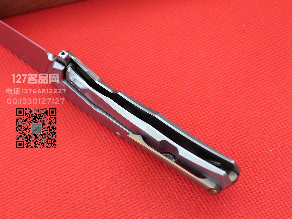 Lion steel意大利钢狮 TRE-BR M390超级钢钛柄