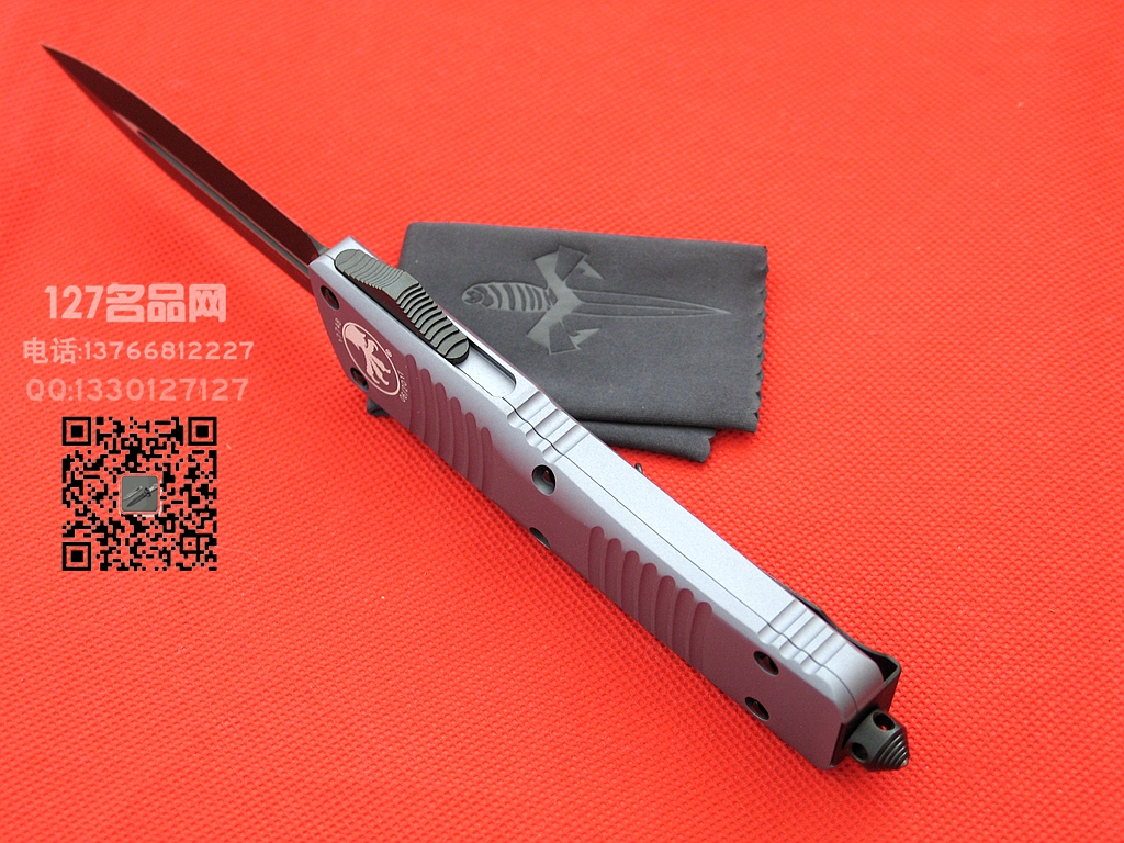 Microtech美国微技术142-1GY军版双色战术恐龙