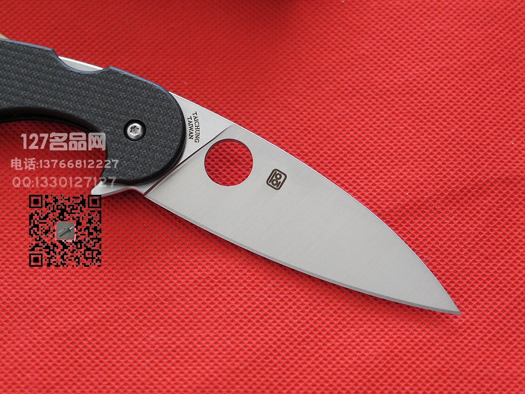Spyderco美国蜘蛛c228CFP碳纤维S30V钢