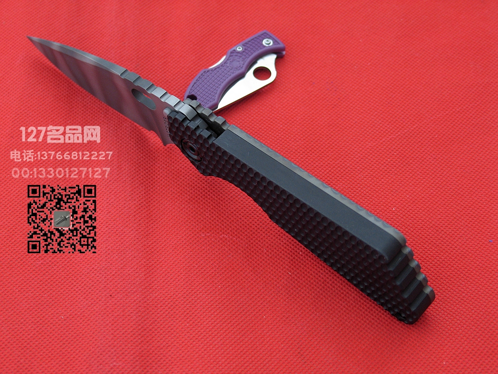 美国挺进者Strider SMF弹坑战术折刀
