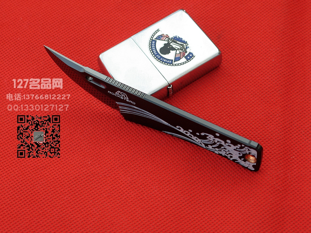 日本花田洋ROCKSTEAD CHOU-Etching 长 YXR-7钢HPC镀膜 海浪颈刀