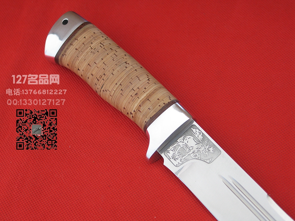 俄罗斯A&R 麇鹿 俄罗斯猎刀 手工刀127名品网