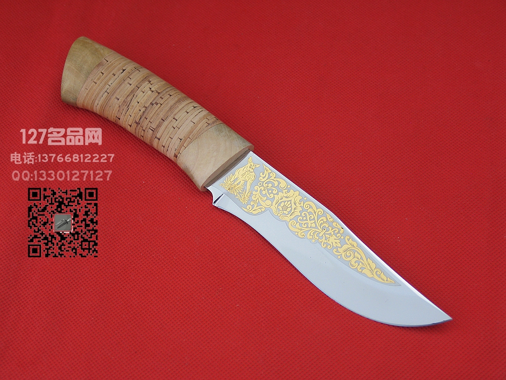 俄罗斯A&R 撩牙镜面 俄罗斯猎刀 名刀127名品网