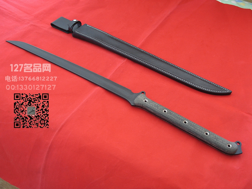 美国巴斯BUSSE 定制版大型战斗刀 名刀收藏网