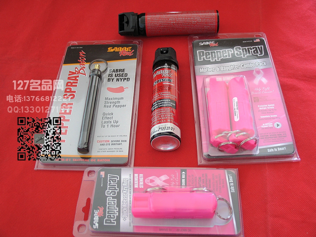 美囯SABRE沙豹MK4警用型 360度执法型防身喷雾